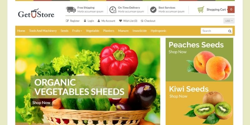 Built Groceries Website